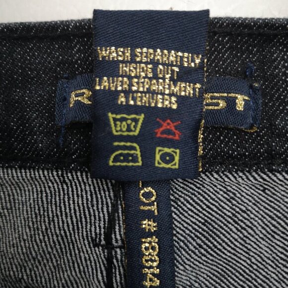 Request Ladies Size 10 Dark Wash Straight Narrower at Bottom Blue Jeans - Picture 4 of 11